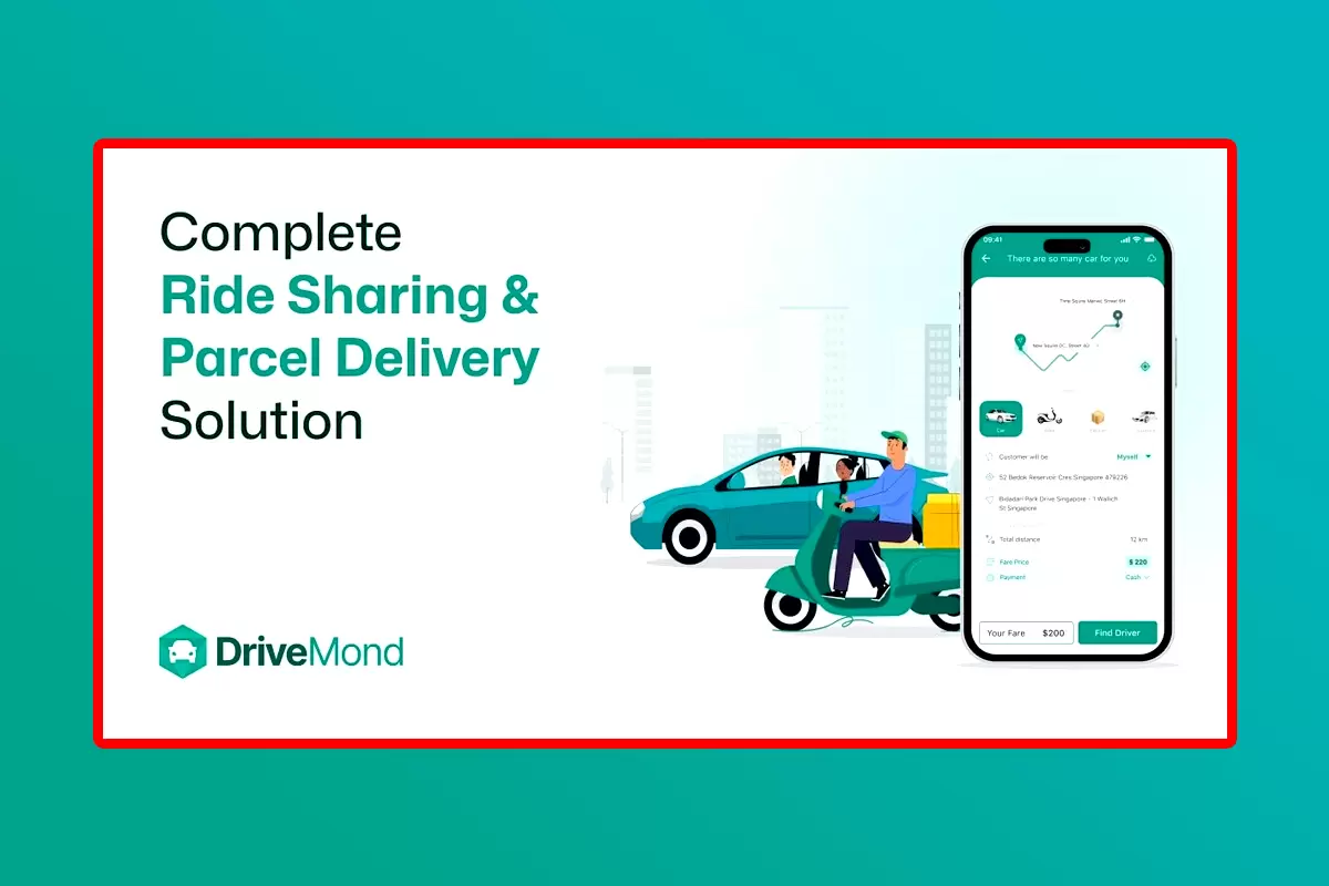 DriveMond PHP Script Version 1.7 Ride Sharing And Parcel Delivery Solution