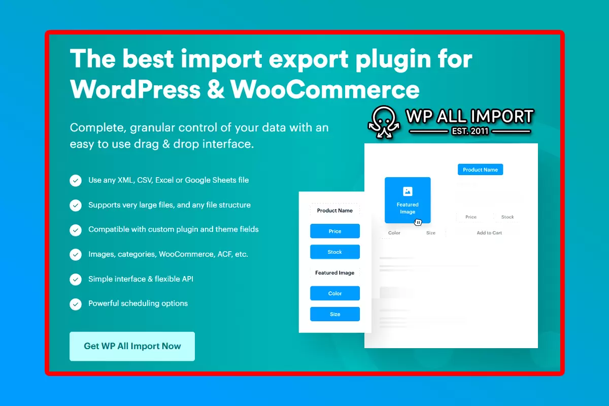 WP All Import Pro WordPress Plugin Version 4.9.0 WordPress XML & CSV Importer Plugin + Addons