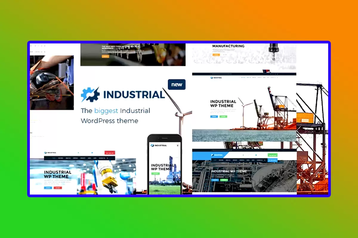 Industrial WordPress Theme Version 1.7.3 Factory Business WordPress Theme