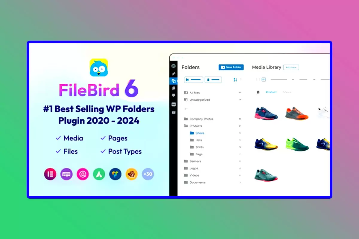 FileBird WordPress Plugin Version 6.3.4 WordPress Media Library Folders