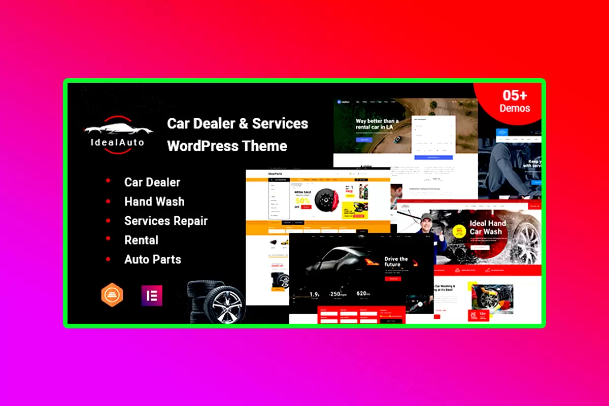 IdealAuto WordPress Theme Version 3.4.4 Car Dealer & Services WordPress Theme