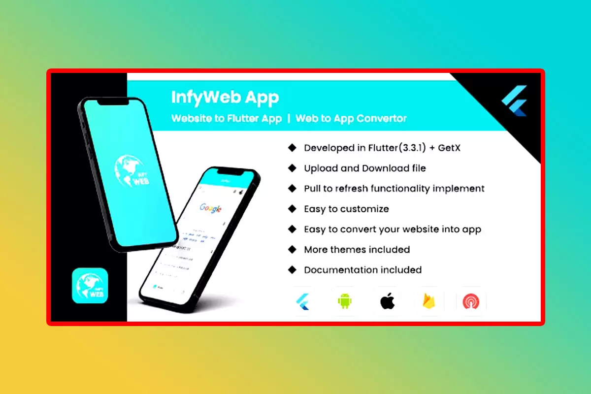 Web To App Mobile APP Source Code Convert Website To Flutter App (Android, iOS)