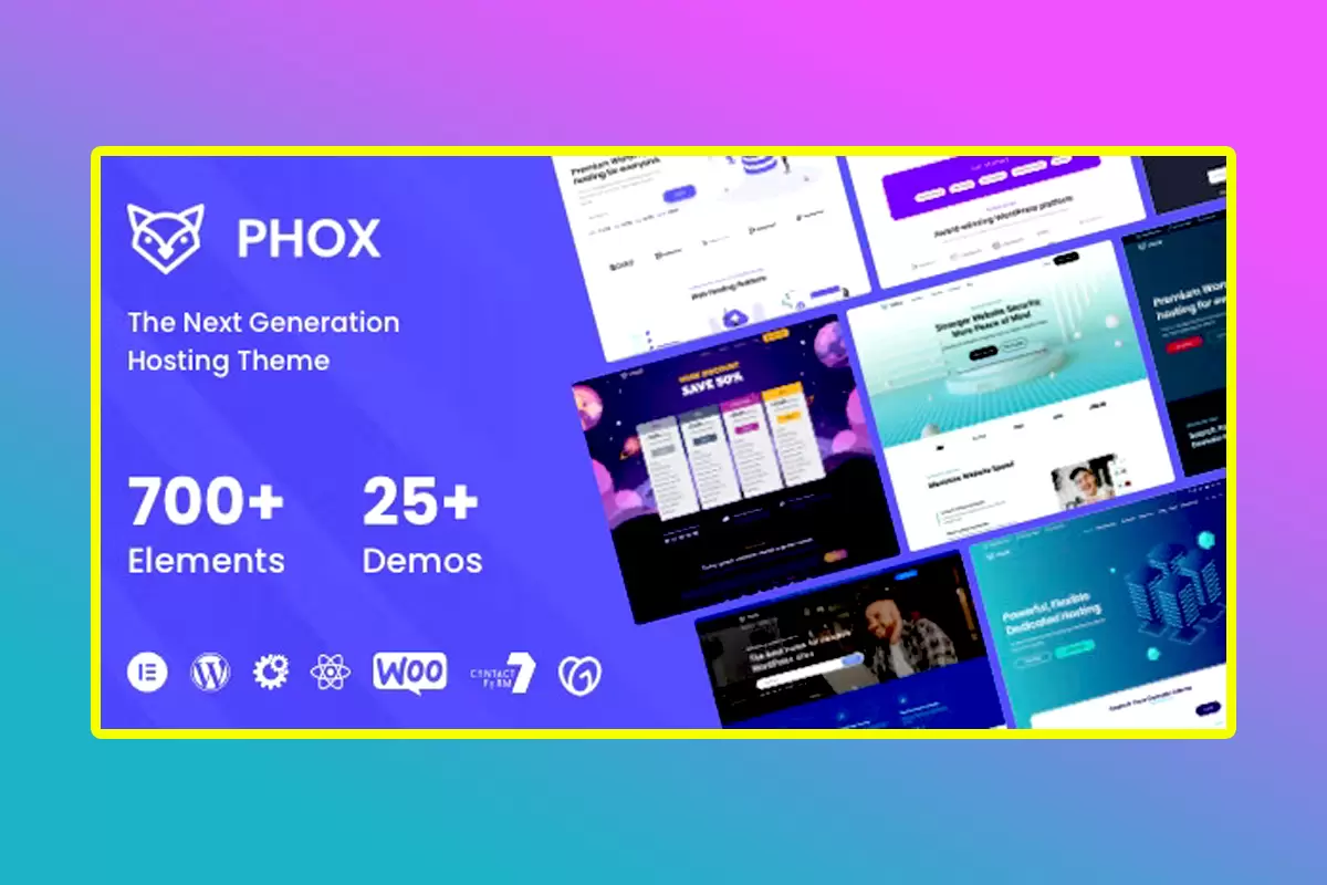 Phox WordPress Theme Version 2.3.9 Hosting WordPress & WHMCS Theme