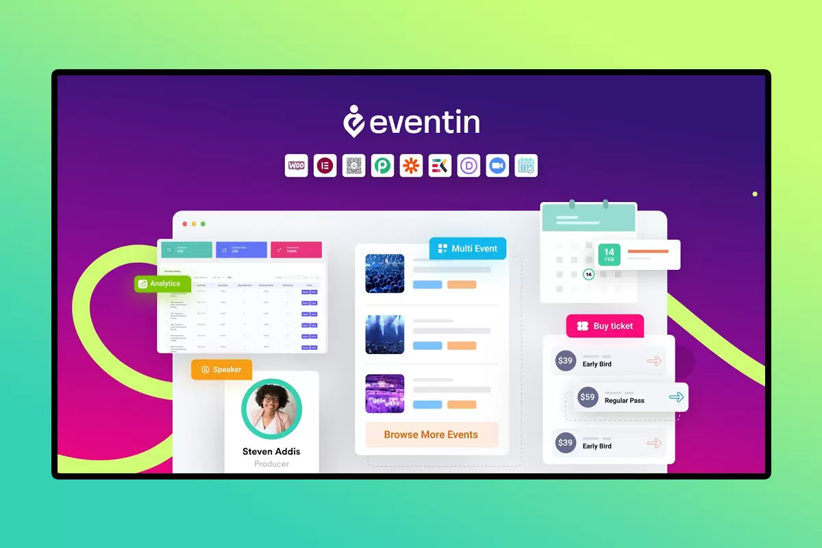 Eventin Pro WordPress Plugin Version 4.0.7 Events Manager & Event Tickets Plugin