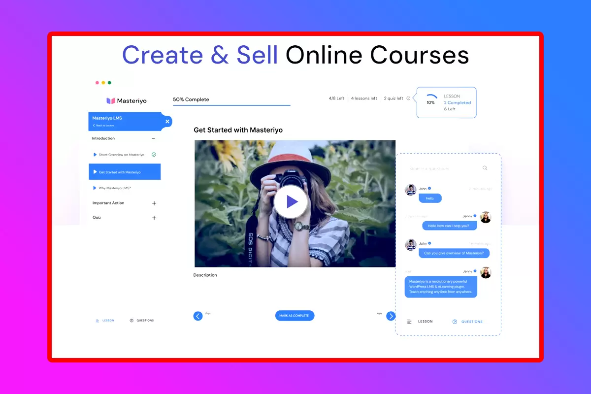 Masteriyo LMS Pro WordPress Plugin Version 2.13.2 Create & Sell Online Courses