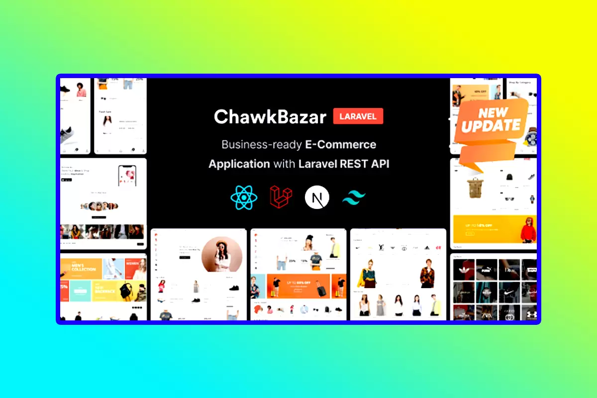 ChawkBazar Laravel PHP Script Version 6.6.0 React, Next, REST API E-commerce With Multivendor