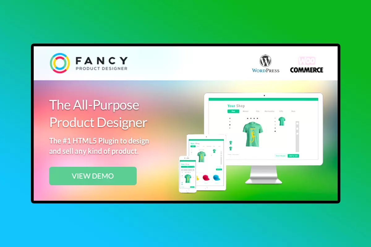 Fancy Product Designer WordPress Plugin Version 6.4.1 WooCommerce For WordPress