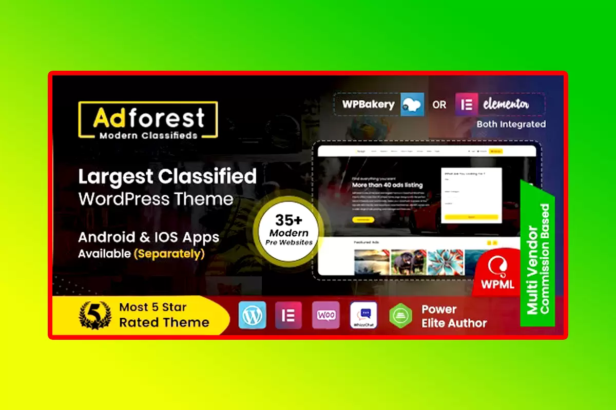 AdForest WordPress Theme Version 5.1.4 Classified Ads WordPress Theme