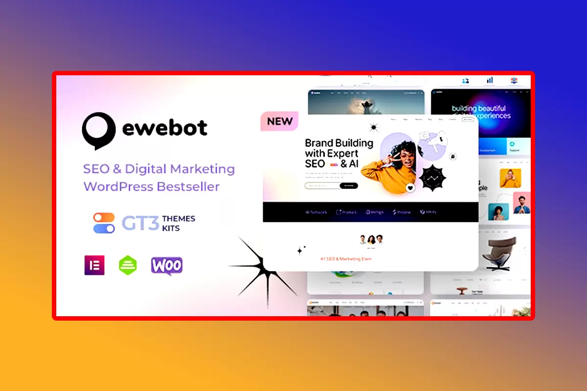 Ewebot WordPress Theme Version 3.1.1 Marketing & SEO Digital Agency WordPress Theme