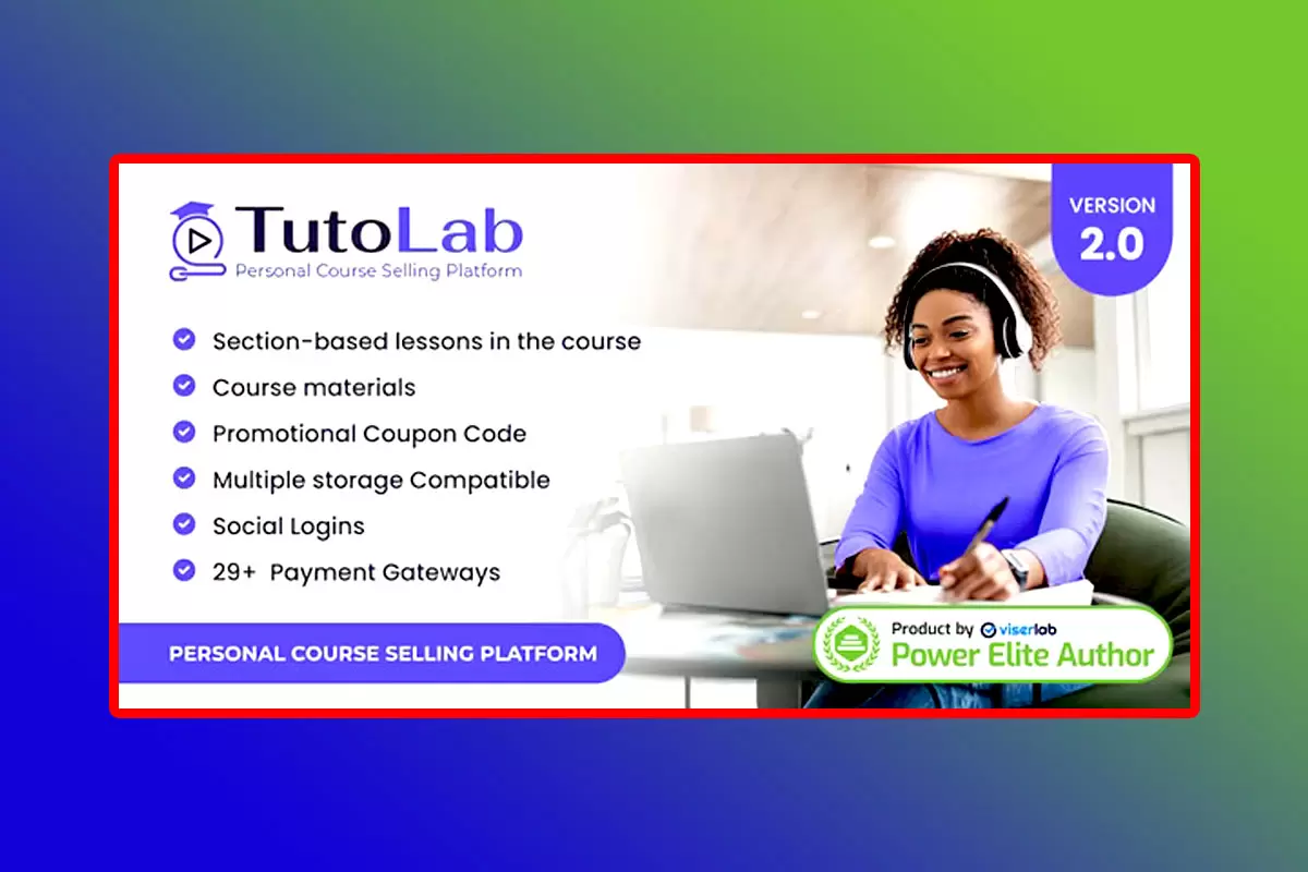 TutoLab PHP Script Version 2.0 Personal Course Selling Platform Script